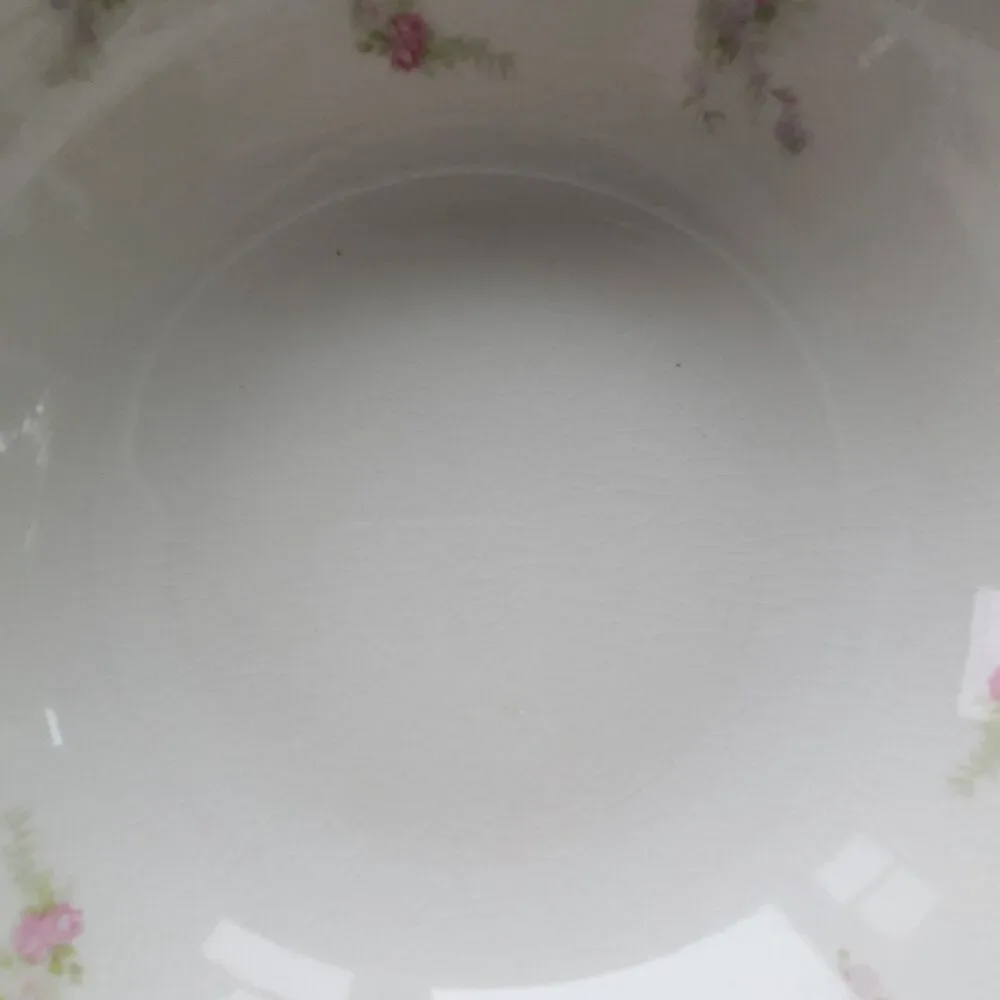 Vintage Crooksville China Co. Vegetable Serving Bowls CRO386 CRO266 Rose Swags